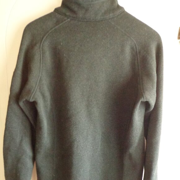 Patagonia Women's Better Sweater 1/4 Zip Fleece L Black Stand Collar - Picture 3 of 14